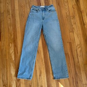 Abercrombie & Fitch Light Blue Straight Leg Jeans